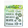 Lavinia Stamps Masking Stencil Words 1 (ST035)