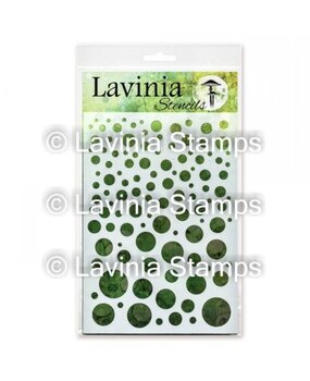 Lavinia Stamps Masking Stencil White Orbs (ST018)