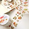 Nikki Dotti PET Tape 50mm Colorful Mushrooms (Kiss Cut)
