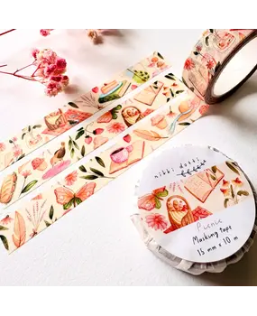 Nikki Dotti Washi Tape 15mm Picnic