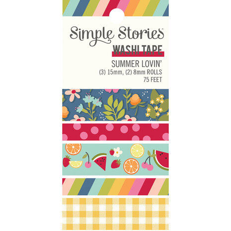 Simple Stories Summer Lovin' Washi Tape (17325) Simple Stories Summer Lovin' Washi Tape (17325)