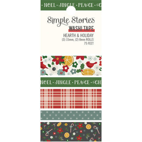 Simple Stories Hearth & Holiday Washi Tape (18227) Simple Stories Hearth & Holiday Washi Tape (18227)