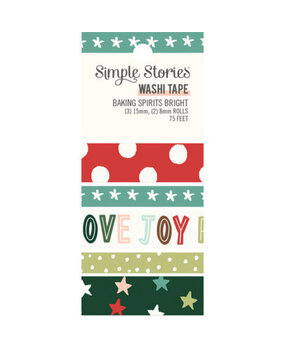 Simple Stories Baking Spirits Bright Washi Tape (18327) Simple Stories Baking Spirits Bright Washi Tape (18327)