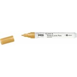 KREUL Glass & Porcelain Pen Metallic Gold Medium Point (16415)