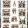 Berrie's Beauties Victorian Christmas Tales 3D Push Out A Christmas Serenade (SB11139)