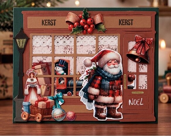 Berrie's Beauties Victorian Christmas Tales 3D Push Out Timeless Christmas Bells (SB11140)
