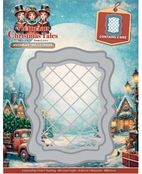 Berrie's Beauties Victorian Christmas Tales Dies Victorian Trellis Frame (BBD10117)