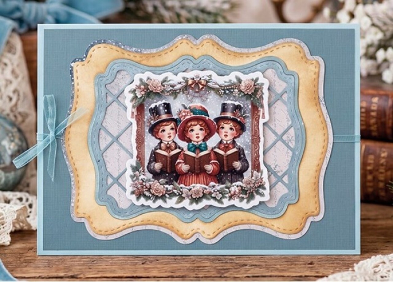 Berrie's Beauties Victorian Christmas Tales Dies Victorian Trellis Frame (BBD10117)