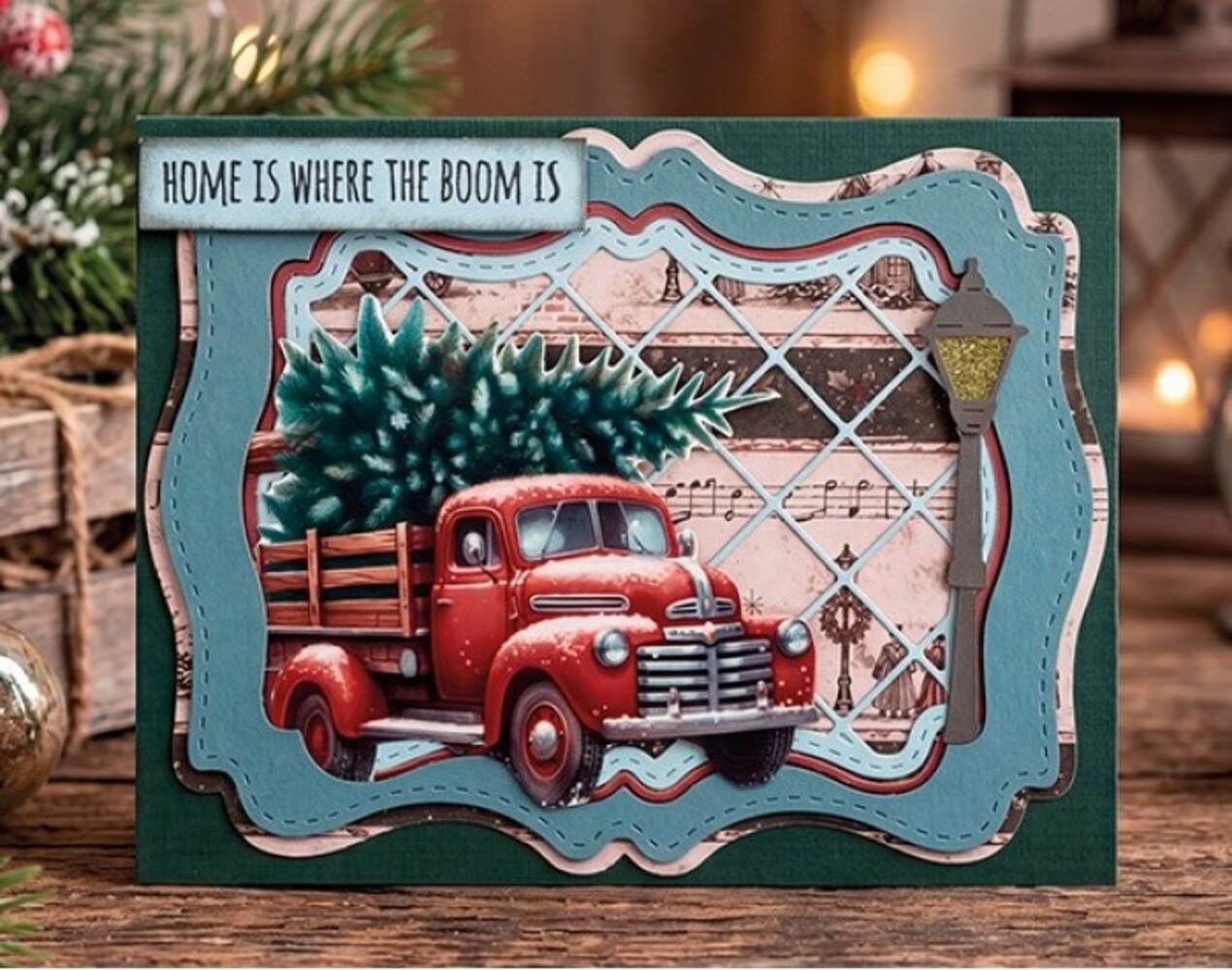 Berrie's Beauties Victorian Christmas Tales Dies Victorian Trellis Frame (BBD10117)
