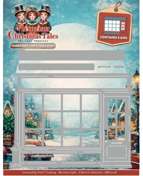Berrie's Beauties Victorian Christmas Tales Dies Charming Christmas Shop (BBD10118)