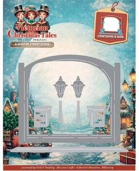 Berrie's Beauties Victorian Christmas Tales Dies A Winter Street Scene (BBD10119)