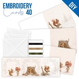 Find It Trading Stitch and Do Embroidery Cards Christmas Squirrel (STDOPP040)