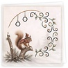 Find It Trading Stitch and Do Embroidery Cards Christmas Squirrel (STDOPP040)