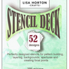 Lisa Horton Crafts The Stencil Deck Volume 1 - 52 Individual Stencils (LHCAS247)