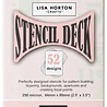 Lisa Horton Crafts The Stencil Deck Volume 2 - 52 Individual Stencils (LHCAS267)