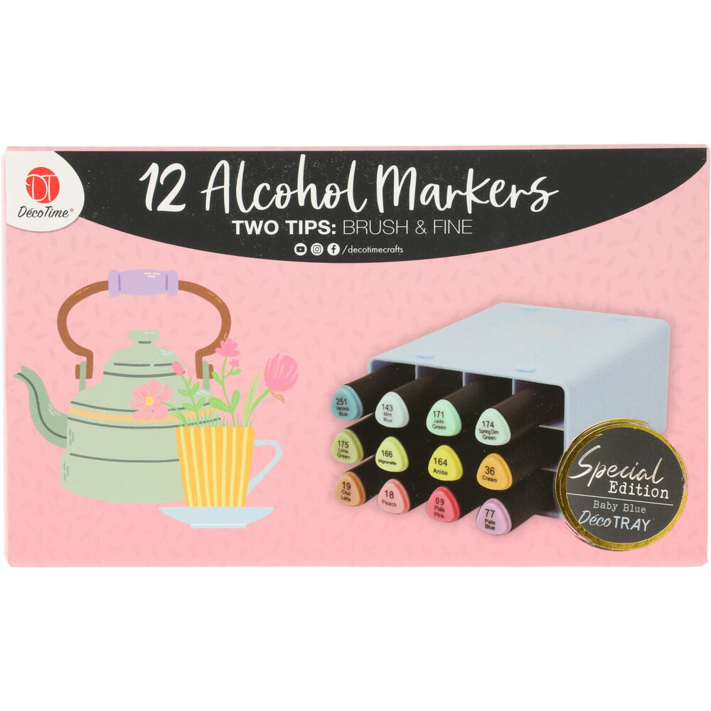 DécoTime SPECIAL EDITION 12 Alcohol Markers Spring Dim (3005439)