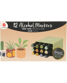 DécoTime SPECIAL EDITION 12 Alcohol Markers Olive Green (3005439)