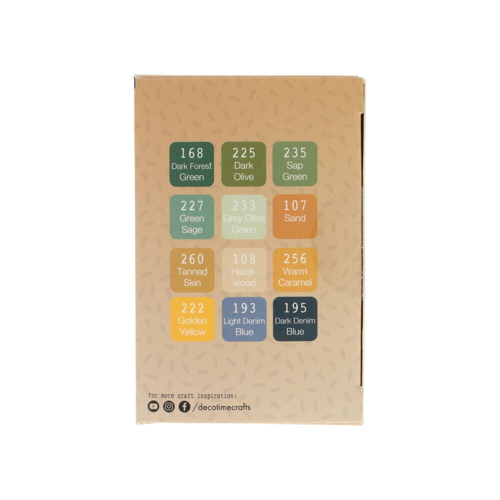 DécoTime SPECIAL EDITION 12 Alcohol Markers Olive Green (3005439)