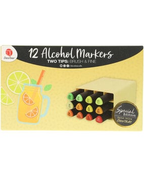 DécoTime SPECIAL EDITION 12 Alcohol Markers Pastel Yellow (3005439)