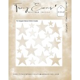 Tracy Evans Cluster 4x4 Inch Snippet Stencil (SS042)