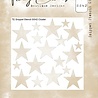 Tracy Evans Cluster 4x4 Inch Snippet Stencil (SS042)