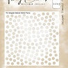 Tracy Evans Flurry 4x4 Inch Snippet Stencil (SS043)