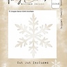 Tracy Evans Snowflake 4x4 Inch Snippet Stencil (SS046)