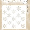 Tracy Evans Snowflakes 4x4 Inch Snippet Stencil (SS047)