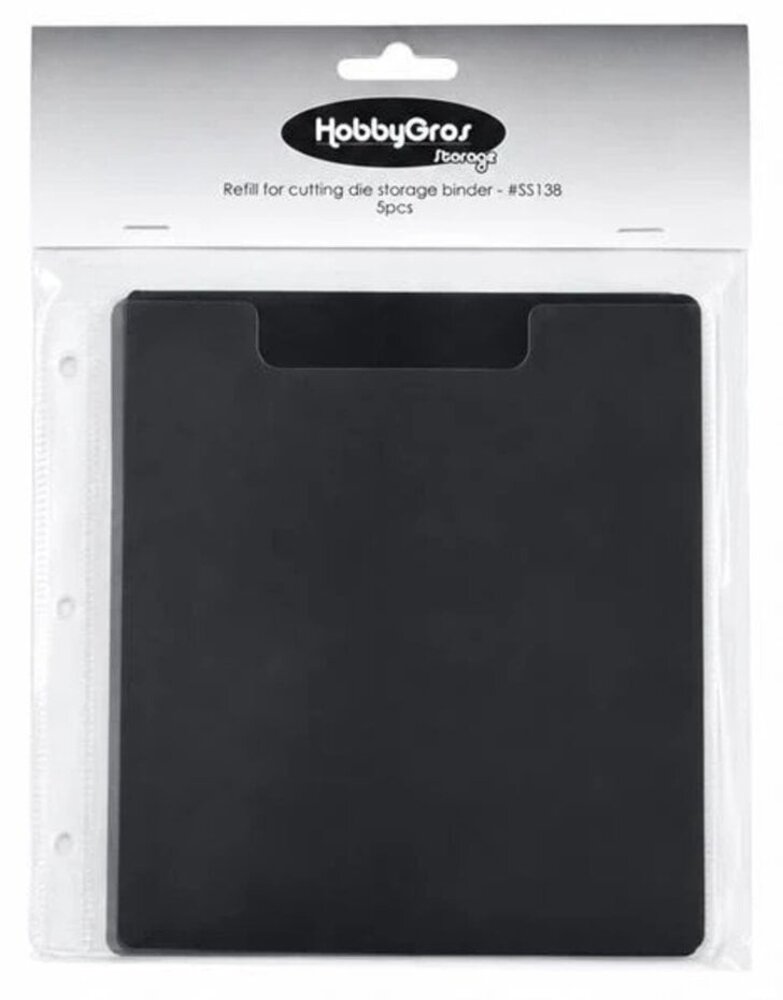 HobbyGros Refill for Cutting Die Storage Binder (5pcs) (SS139) HobbyGros Refill for Cutting Die Storage Binder (5pcs) (SS139)