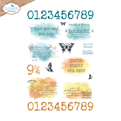 Elizabeth Craft Designs Beautifully Worn Rub-ons Layers of Time (RO001) Elizabeth Craft Designs Beautifully Worn Rub-ons Layers of Time (RO001)