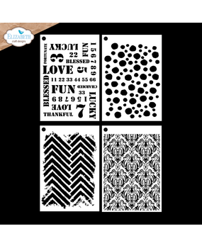 Elizabeth Craft Designs Beautifully Worn Journal Stencils 11 (S061) Elizabeth Craft Designs Beautifully Worn Journal Stencils 11 (S061)