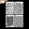 Elizabeth Craft Designs Beautifully Worn Journal Stencils 11 (S061) Elizabeth Craft Designs Beautifully Worn Journal Stencils 11 (S061)