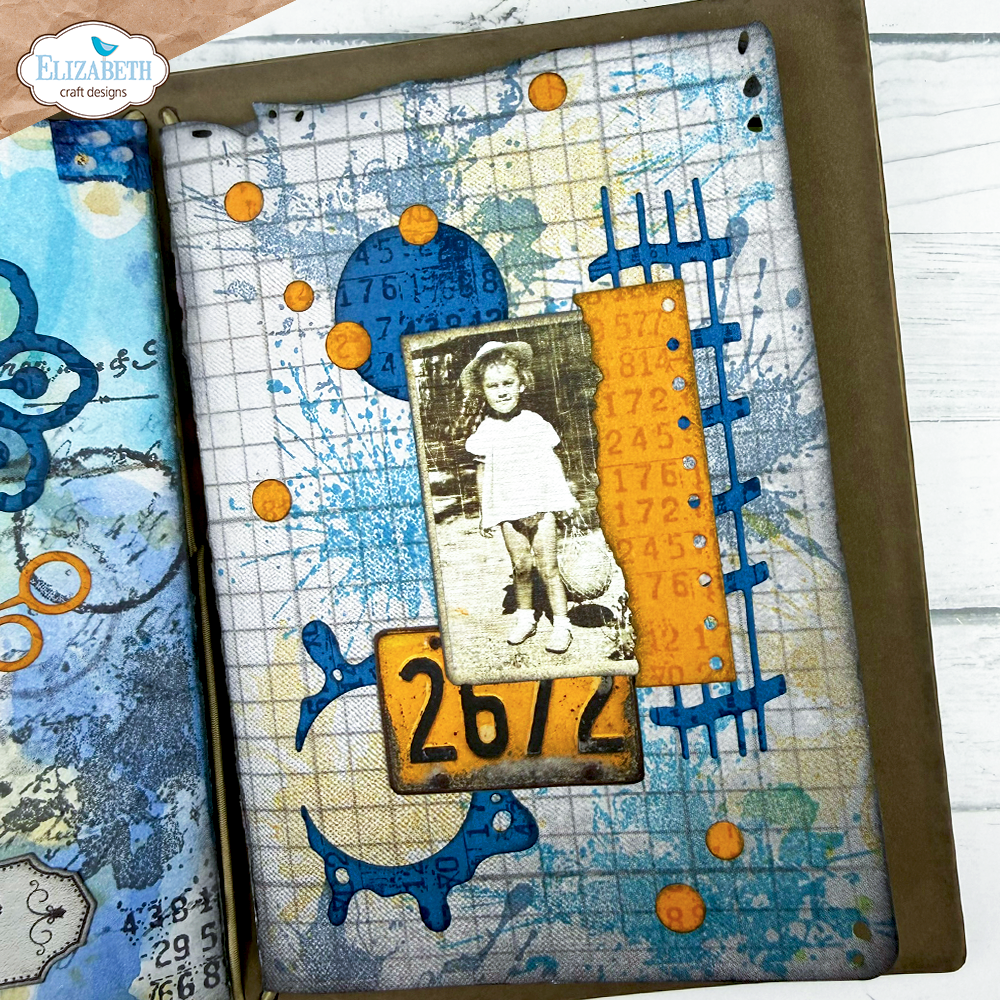 Elizabeth Craft Designs Beautifully Worn A5 Clear Stamps Stamped & Worn (CS457)