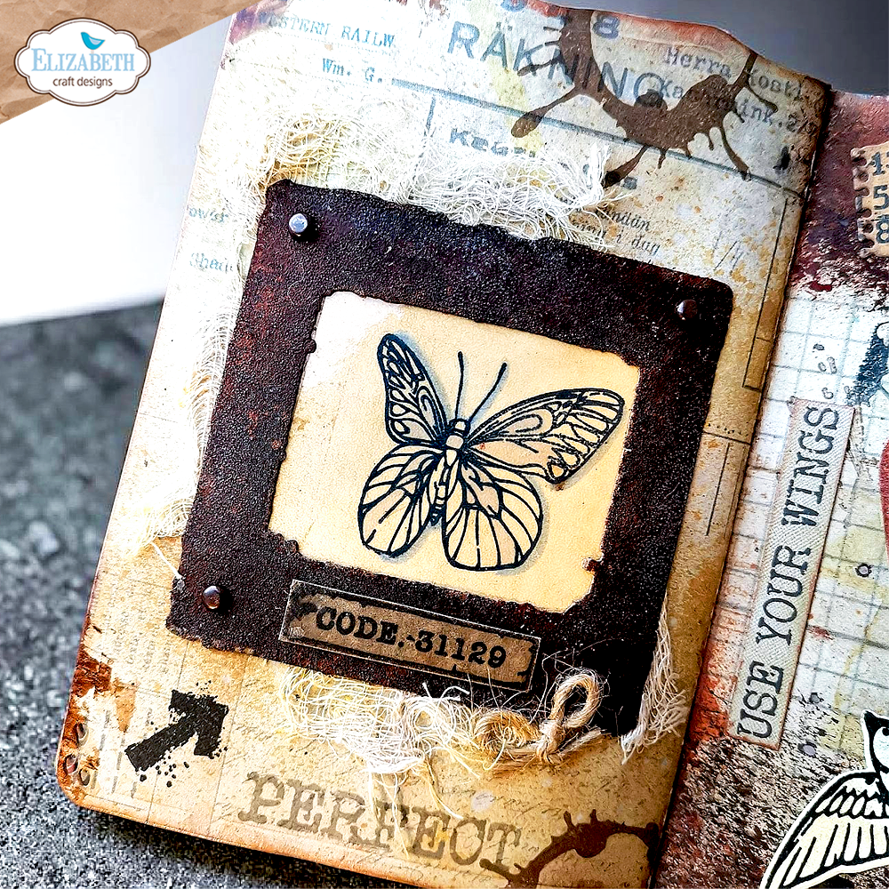 Elizabeth Craft Designs Beautifully Worn A5 Clear Stamps Perfectly Imperfect (CS458) Elizabeth Craft Designs Beautifully Worn A5 Clear Stamps Perfectly Imperfect (CS458)