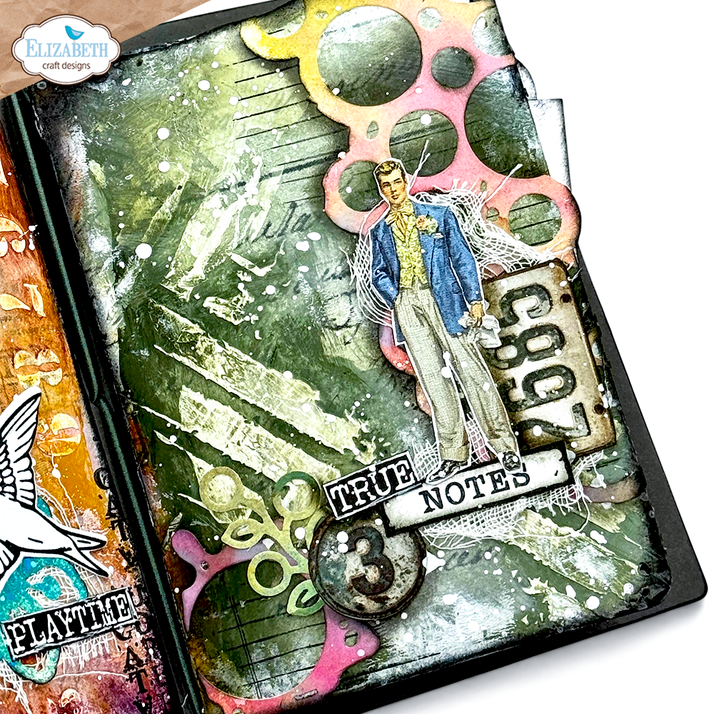 Elizabeth Craft Designs Beautifully Worn Dies All Around Circles (2365)