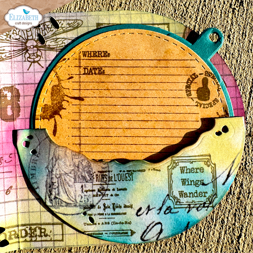 Elizabeth Craft Designs Beautifully Worn Dies Rounded Pocket Page (2366)