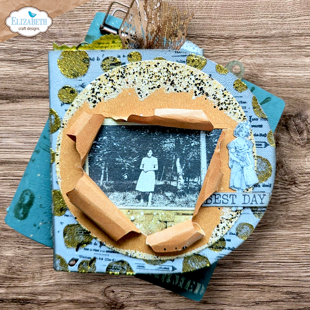 Elizabeth Craft Designs Beautifully Worn Dies Rounded Pocket Page (2366)