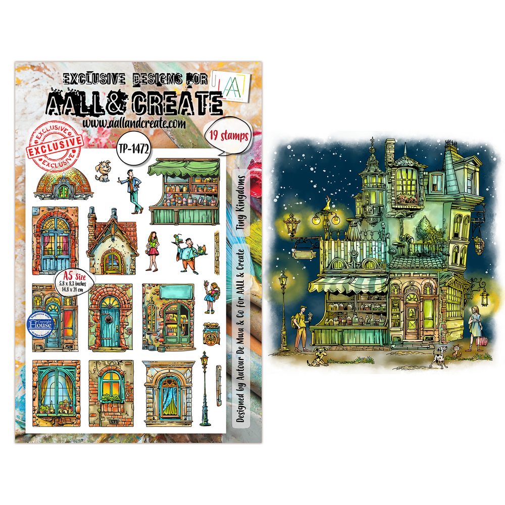 AALL and Create Clear Stamp Set A5 Tiny Kingdoms (AALL-TP-1472) AALL and Create Clear Stamp Set A5 Tiny Kingdoms (AALL-TP-1472)