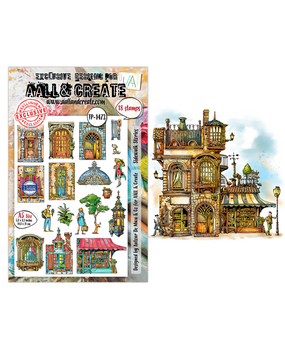 AALL and Create Clear Stamp Set A5 Sidewalk Stories (AALL-TP-1473) AALL and Create Clear Stamp Set A5 Sidewalk Stories (AALL-TP-1473)
