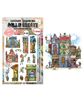 AALL and Create Clear Stamp Set A6 The Little Borough (AALL-TP-1475) AALL and Create Clear Stamp Set A6 The Little Borough (AALL-TP-1475)