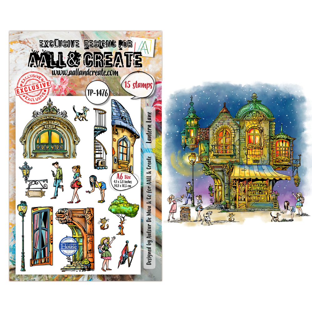 AALL and Create Clear Stamp Set A6 Lantern Lane (AALL-TP-1476) AALL and Create Clear Stamp Set A6 Lantern Lane (AALL-TP-1476)
