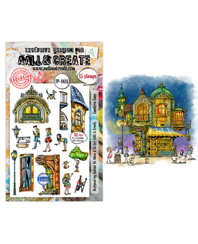AALL and Create Clear Stamp Set A6 Lantern Lane (AALL-TP-1476) AALL and Create Clear Stamp Set A6 Lantern Lane (AALL-TP-1476)