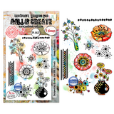 AALL and Create Clear Stamp Set A6 Funny Coquelicots (AALL-TP-1477)
