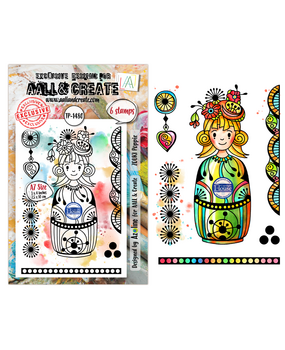 AALL and Create Clear Stamp Set A7 ZOUKI Poppie (AALL-TP-1480) AALL and Create Clear Stamp Set A7 ZOUKI Poppie (AALL-TP-1480)