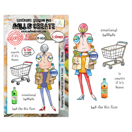 AALL and Create Clear Stamp Set A7 Dee Shops (AALL-TP-1434) AALL and Create Clear Stamp Set A7 Dee Shops (AALL-TP-1434)
