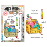 AALL and Create Clear Stamp Set A7 Pour Decisions (AALL-TP-1437)