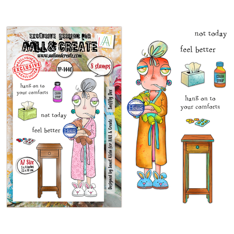 AALL and Create Clear Stamp Set A7 Sniffly Dee (AALL-TP-1440) AALL and Create Clear Stamp Set A7 Sniffly Dee (AALL-TP-1440)