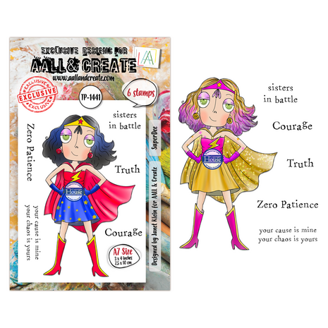 AALL and Create Clear Stamp Set A7 SuperDee (AALL-TP-1441) AALL and Create Clear Stamp Set A7 SuperDee (AALL-TP-1441)