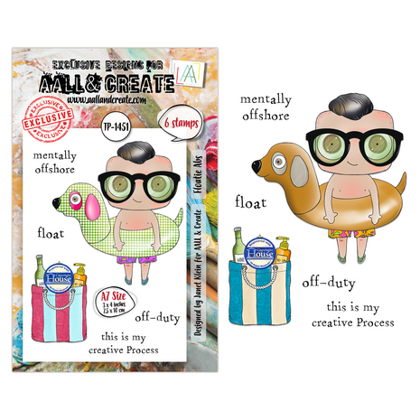 AALL and Create Clear Stamp Set A7 Floatie Abs (AALL-TP-1451) AALL and Create Clear Stamp Set A7 Floatie Abs (AALL-TP-1451)