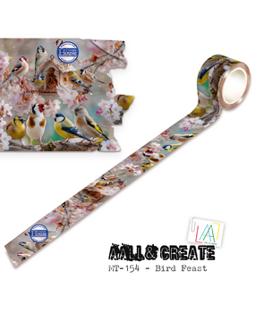 AALL and Create Layer it Up! Washi Tape 25mm Bird Feast (AALL-MT-154) AALL and Create Layer it Up! Washi Tape 25mm Bird Feast (AALL-MT-154)